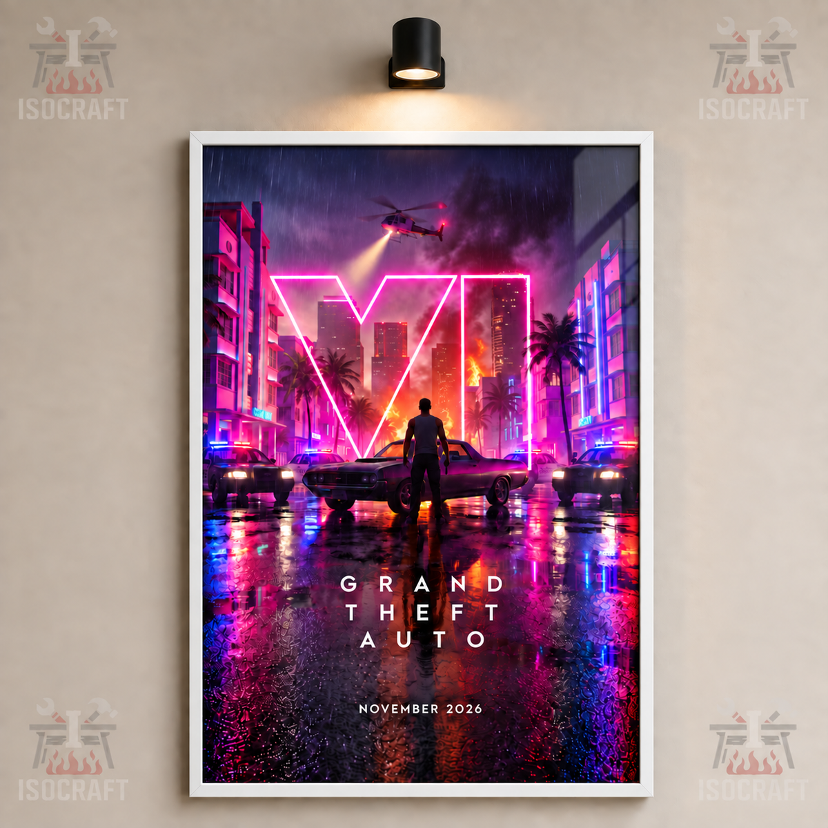Tableau Plexiglas GTA – VI 1