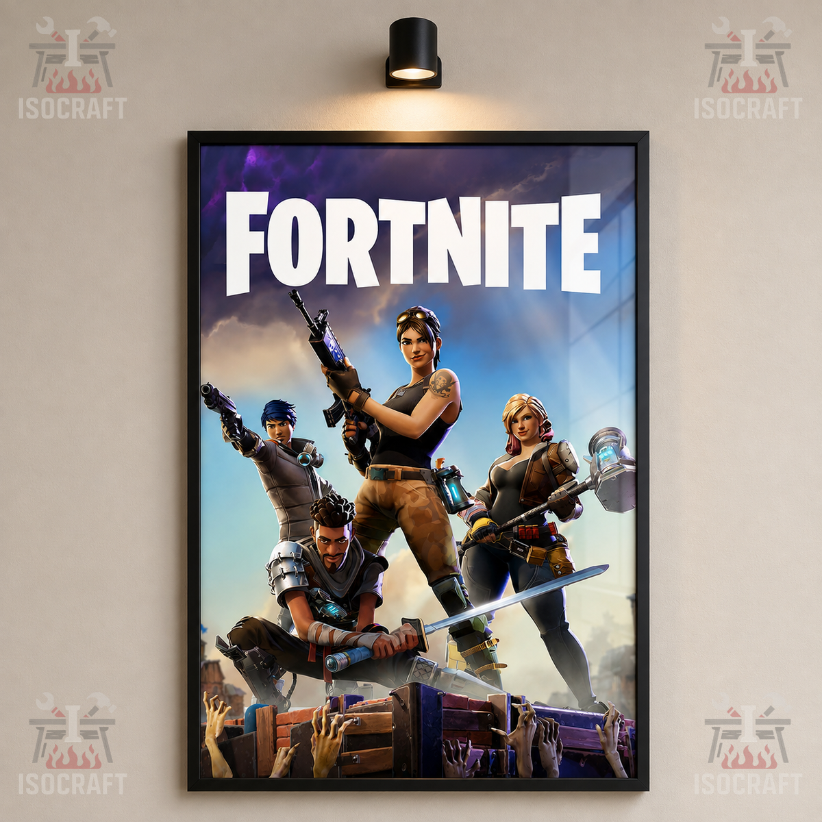 Tableau Plexiglas Fortnite