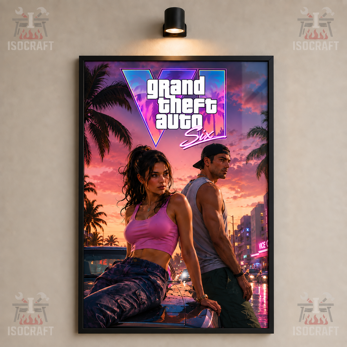 Tableau Plexiglas GTA VI 2