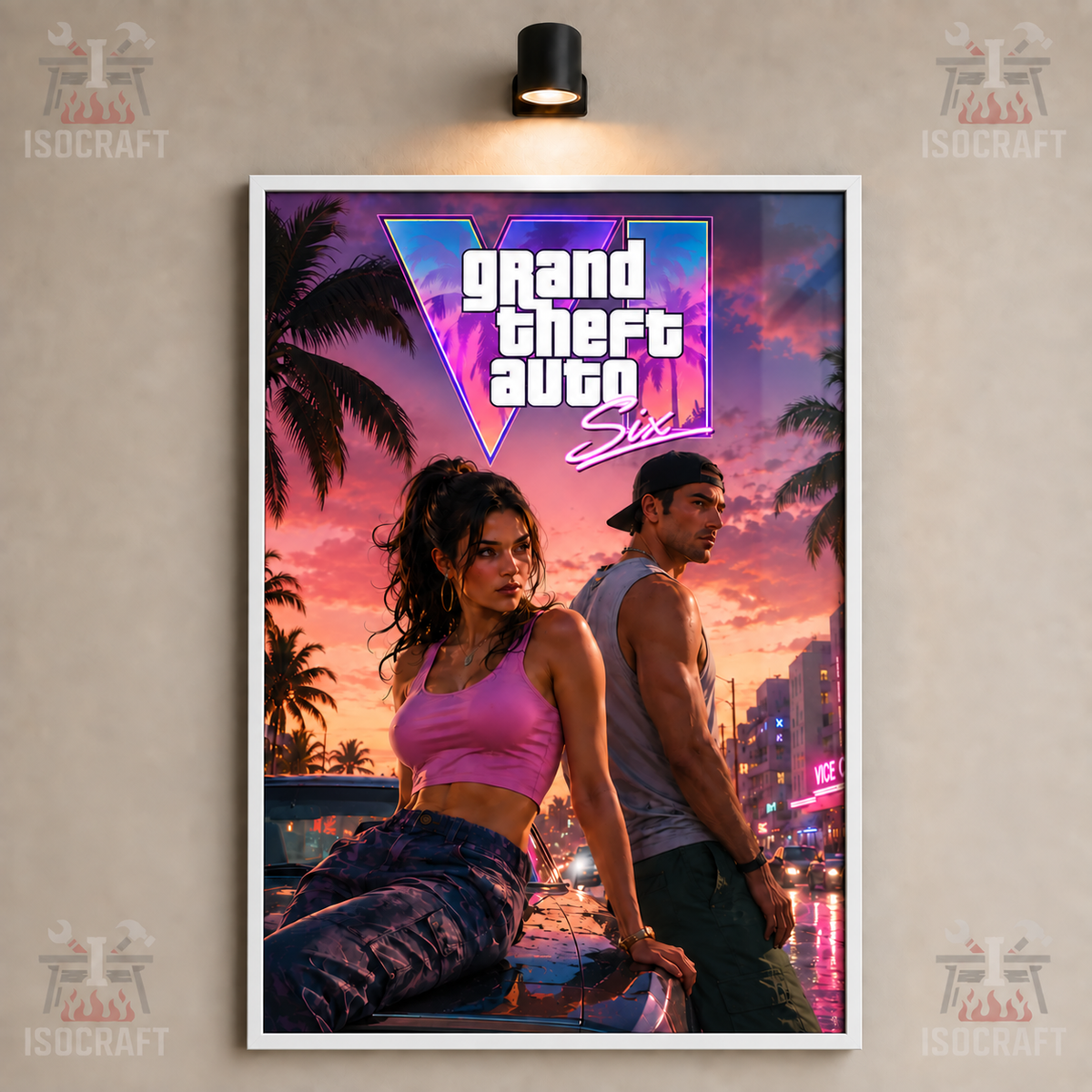 Tableau Plexiglas GTA VI 2
