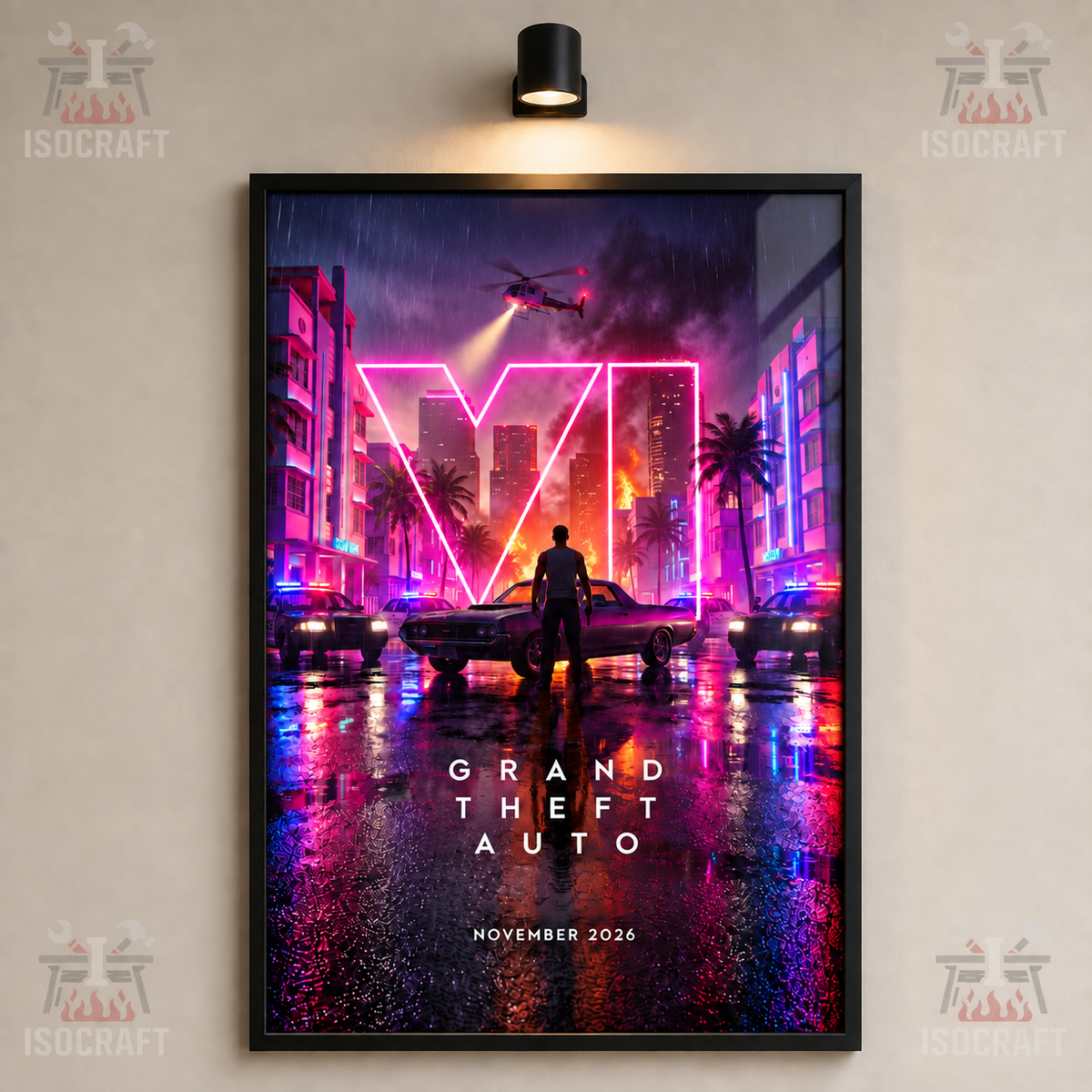 Tableau Plexiglas GTA – VI 1