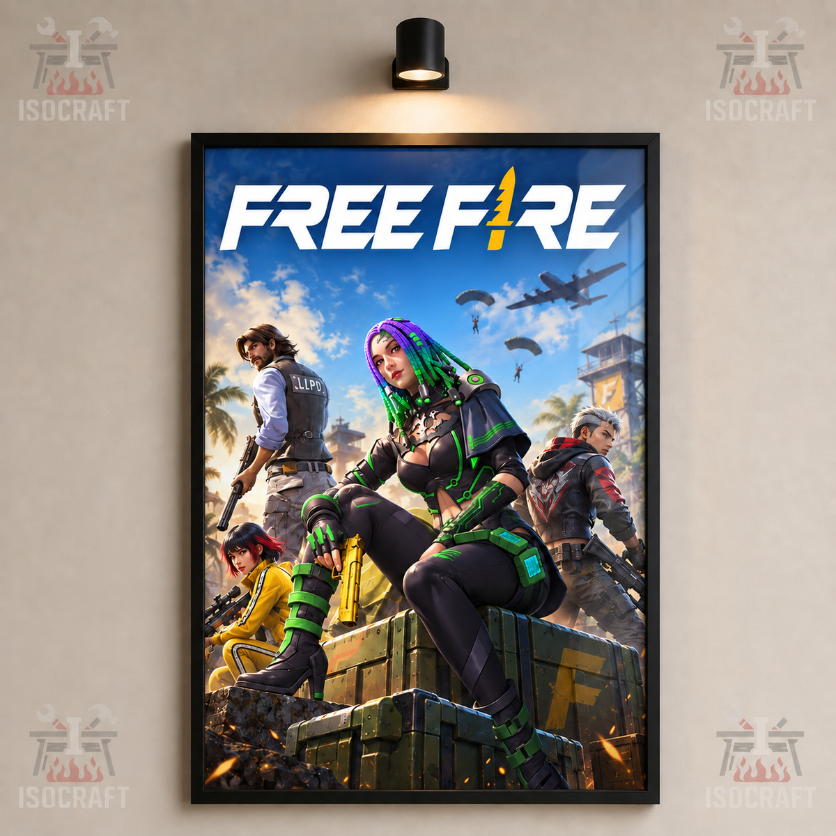 Tableau Plexiglas Free Fire
