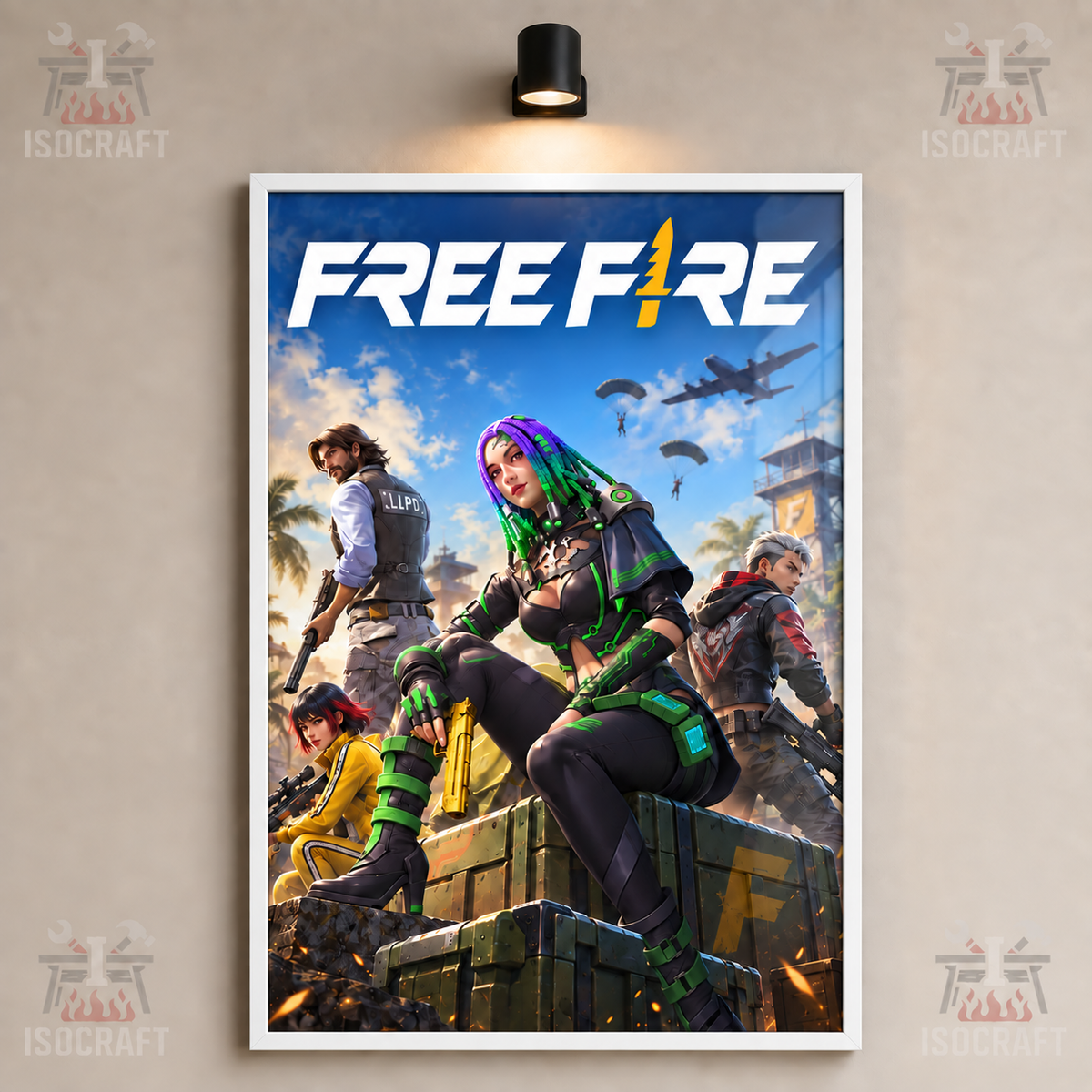 Tableau Plexiglas Free Fire