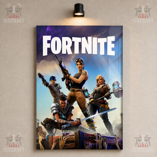Tableau Plexiglas Fortnite