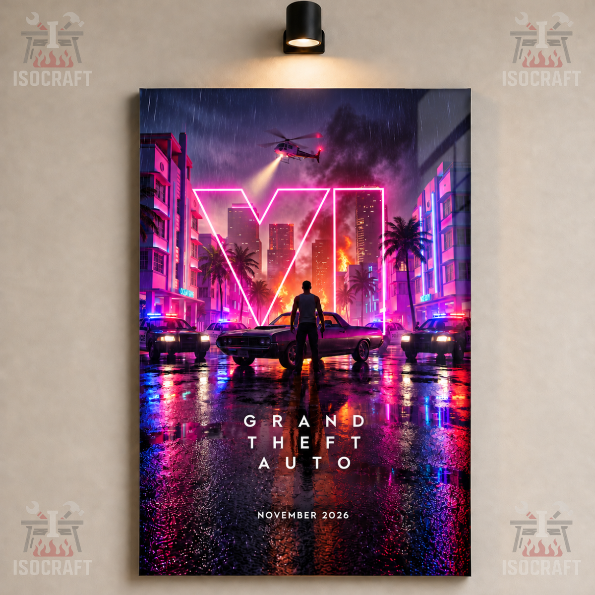 Tableau Plexiglas GTA – VI 1